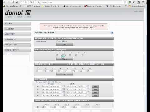 DomotMX - Interface de commandes