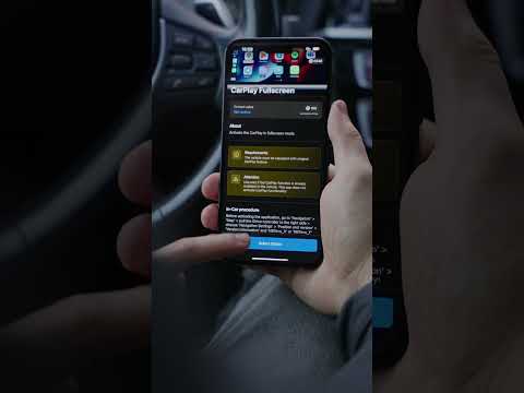 How to enable BMW Apple CarPlay Full Screen