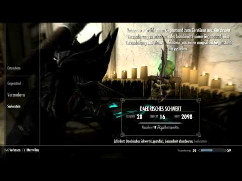 TESV - Skyrim - So Verzaubert man Gegenstände richtig [German] [HD]