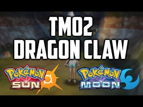 Where to Find TM02 Dragon Claw in Pokemon Sun and Moon