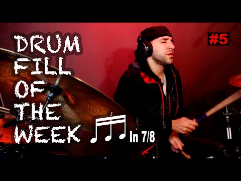 DRUM FILL of the week - 16TH NOTE TRIPLETS IN 7/8