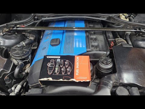 changing E46 BMW fuel injector DIY (M54)