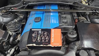 changing E46 BMW fuel injector DIY (M54)