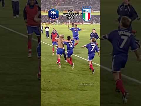 France vs Italy EURO 2000 Final