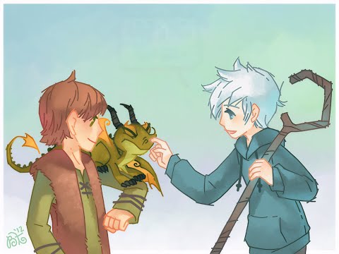 Jack Frost & Friends Play With the Dragons of Berk (Rise of the Brave Tangled Dragons Comic Dub)