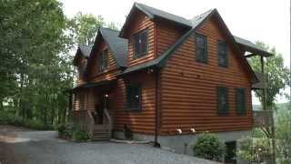 preview picture of video 'Windswept Vistas Boone NC Log Cabin Rentals'