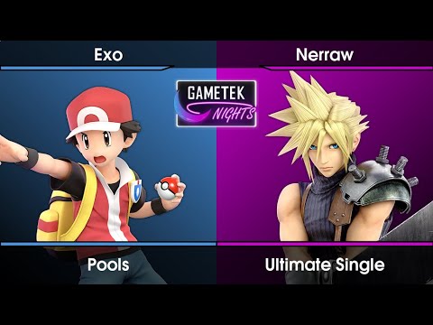 Gametek Night 2023.22 - Exo (Pokemon Trainer) Vs. Nerraw (Cloud,Byleth,Sonic) SSBU Ultimate