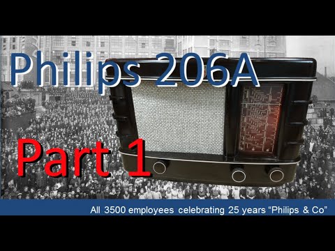 Philips 206A - 1940 Sympathetic Restoration Part 1