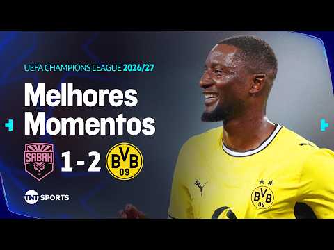 GUIRASSY BRILHA, MARCA DUAS VEZES E GARANTE VITÓRIA NA CHAMPIONS! SABAH 1 X 2 BORUSSIA DORTMUND