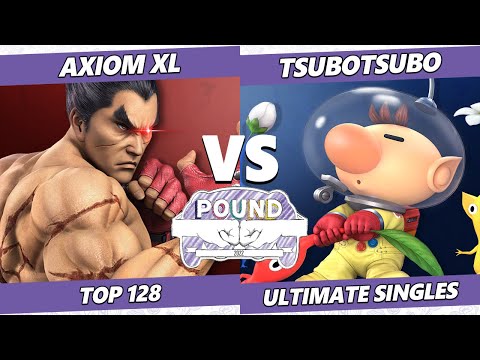 Pound 2022 Top 128 - Axiom XL (Kazuya) Vs. Tsubotsubo (Olimar, Joker) SSBU Smash Ultimate Tournament