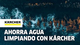 Kärcher Ahorra agua limpiando con Kärcher anuncio