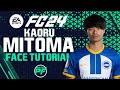 EA FC 24 三笘薫 KAORU MITOMA FACE Pro Clubs Face Creation - CAREER MODE - LOOKALIKE