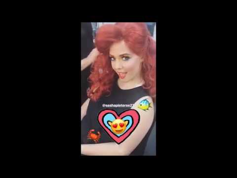 Sasha Pieterse and Gleb Savchenko Instagram videos