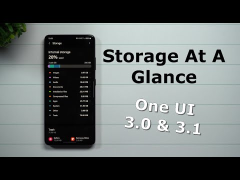 Samsung's New Storage At A Glance - One UI 3.0 & 3.1