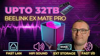Beelink EX Mate Pro 4 NVME Slots up to 32TB Speaker, Microphone all in one dock!