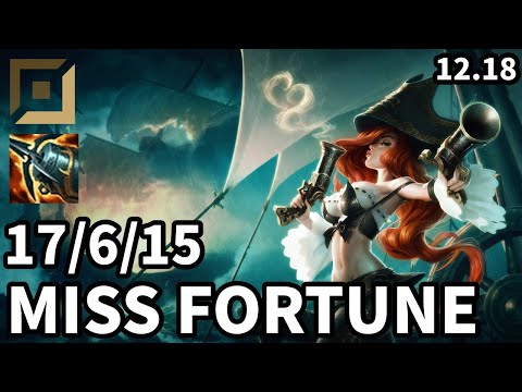 Miss Fortune ADC vs Ezreal - Ranked Grandmaster - Patch KR 12.18