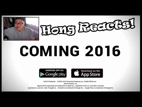 Damit wurde der HYPE geboren! erster Pokemon Go Trailer 2016 - Hong Reacts! Video