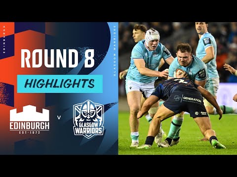 Edinburgh v Glasgow Warriors | Highlights | Round 8 | URC 2025/26