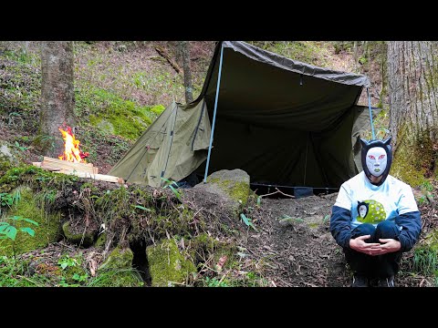 誰もいない山奥でぼっちキャンプしたw w w【おろキャン△】