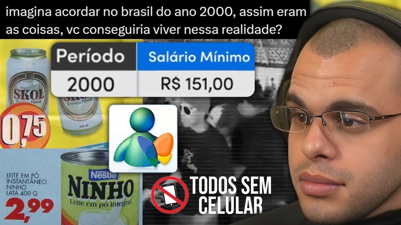 ASSIM ERA A VIDA A 25 ANOS ATRÁS, NOS ANOS 2000 - Maicon react