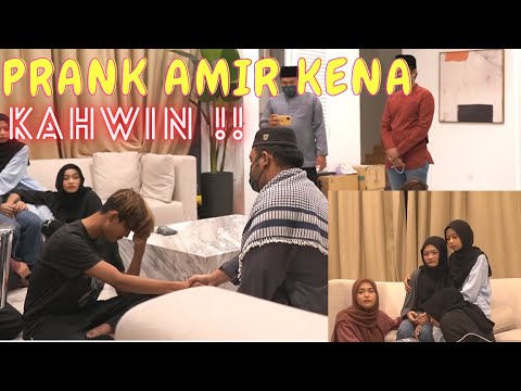 TEAH & AMIR KENA TANGKAP BASAH !! PRANK AMIR KENA KAHWIN !