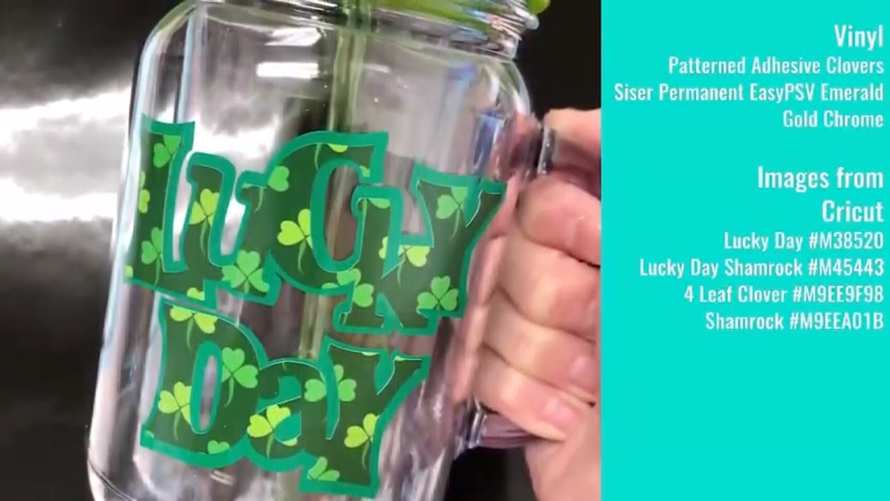 St. Patrick's Day Mugs with Patterned Vinyl