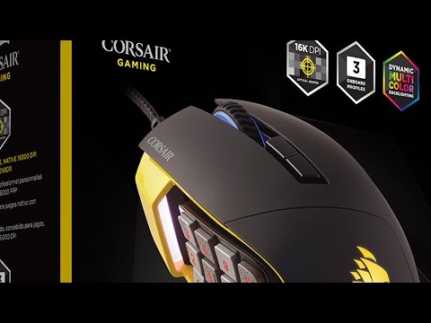 CORSAIR SCIMITAR PRO gaming mouse - Product Overview (ft. Bajheera)