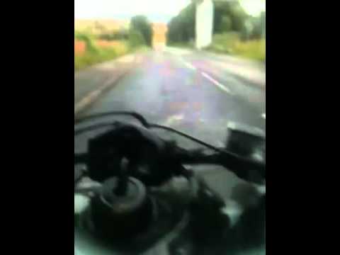 Honda trx 450 crazy 90+mph!!! Must watch