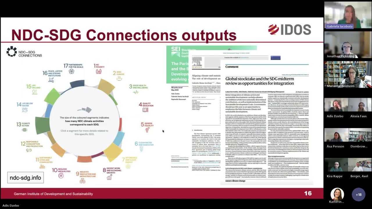 ClimEQ webinar: Climate-SDG interaction and policy coherence for a post-2030 Agenda