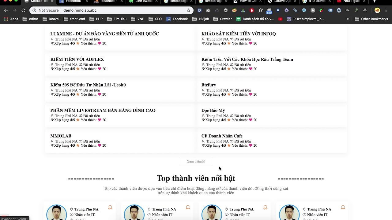 Codethue.net - ajax paginate