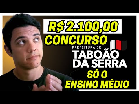 CONCURSO PREFEITURA DE TABOÃO DA SERRA