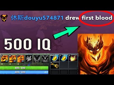 500 IQ STRAT Lv1 Mango Raze Farm + Crazy Timing First Blood Play Top Pro China New Trend Meta Dota 2