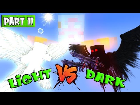 PART 11 LIGHT VS DARK | SEASON 3 GOD | REVENGE OF THE FALLEN -MONSTER SCHOOL | MNECRAFT ANIMATIONS