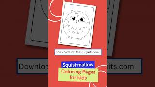 Squishmallow Coloring Pages for kids   Squishmallow Fun Art Pages
