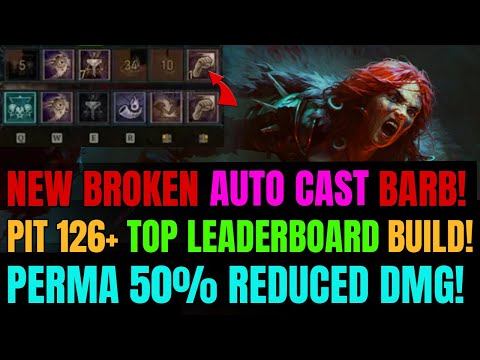 Amazing SSS-TIER AUTO CASTING Flying Barb Build!! | PIT 126+ TOP Leader-board Setup!!