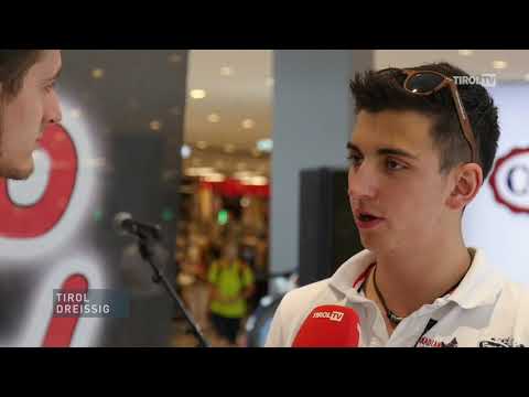 Auftritt Tirol TV on Stage im Einkaufszentrum Sillpark Innsbruck Marco Spiegl