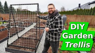 DIY Vegetable Garden Trellis