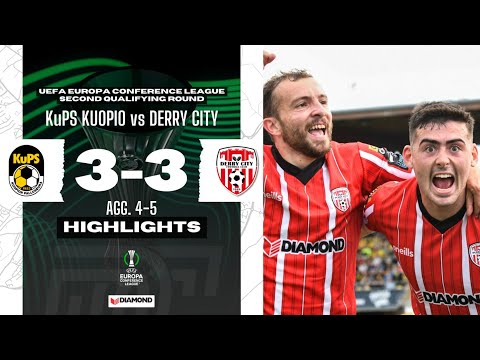 KuPS Kuopion Palloseura Kuopio 3-3 FC Derry City