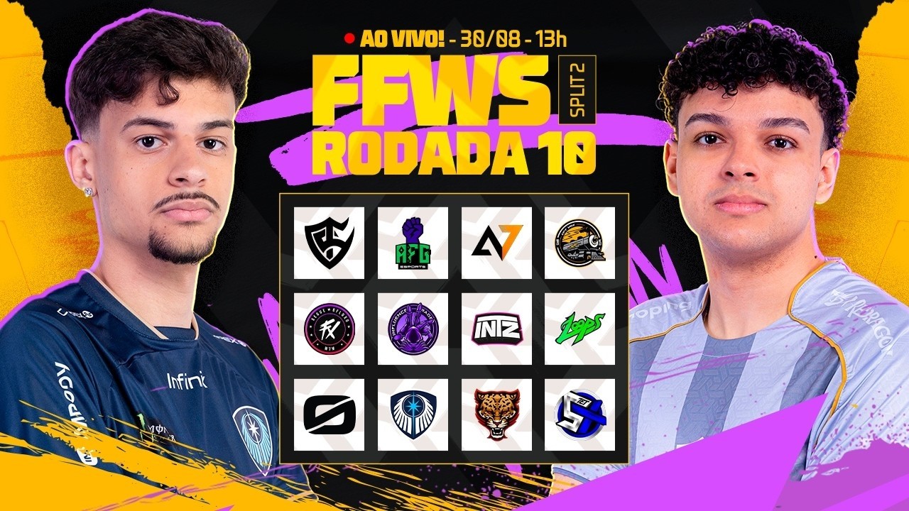 🔴 FREE FIRE AO VIVO: FFWS BRASIL SPLIT 2 | RODADA 10