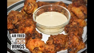 Crispy Air Fried Chicken Wings - Chicken Wings In Air Fryer - Airfryer Recipes