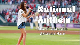 Download lagu National Anthem - Atlanta Braves vs Los Angeles Angels | Angelica Hale mp3