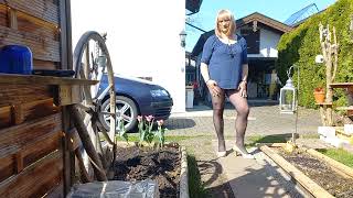 Crossdresser  in  nylons #crossdresser#nylons