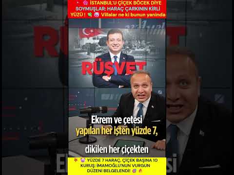 🔥 İSTANBUL'U ÇİÇEK BÖCEK DİYE SOYMUŞLAR: HARAÇ ÇARKININ BELGESİ ORTAYA ÇIKTI! 💎  

🎯 Boşuna "İstanbul nimet, nimet" demiyormuş! 🚀 Ekrem ve çetesinin halkın parasını nasıl hortumladığı mahkeme tutanaklarında tescillendi. 📢  

✨ "Ekrem İmamoğlu Çıkar Amaçlı Suç Örgütü" davasında dökülen itiraflar, devasa vurgunun boyutunu gözler önüne serdi. 📢  

📢 Peyzaj alanında faaliyet gösteren iş insanı Süleyman Uzun, Ağaç AŞ'deki biriken alacaklarını tahsil edemezken kurulan mafyatik düzeni canlı yayında ifşa etti. 💎  

💎 Ödemelerin yapılması için iş başına yüzde 7 haraç kesen, dikilen her çiçek başına 10 kuruş alan o düzenin adamları suçüstü yakalandı. 🎯  

💎 Yetmedi, adamlardan iki defa yüzler bin dolar haraç koparan bu çete, İstanbul'un kaynaklarını böyle peşkeş çekti. 📢  

🚀 Yav siz bu şehri ne sandınız, halkın parasını böyle gasbetmek hangi kitaba sığar? 🚀  

⭐ UZUN FACEBOOK VERSİYONU 

🚀 ÇİÇEK BAŞINA HARAÇ, İŞ BAŞINA YÜZDE 7: İMAMOĞLU ÇETESİNİN SOYGUN DÜZENİ DEŞİFRE OLDU! 💎  

🎯 İstanbul'u parsel parsel soyanlar köşeye sıkıştı, gerçeğin altındaki pislikler birer birer dökülüyor. 🚀  

⭐ Ağaç AŞ üzerinden döndürülen o devasa rüşvet çarkı, duruşmada verilen itiraflarla resmen belgelendi. 🎯  

✨ "Ödemelerimiz yapılmıyordu, Ali Sukas düzenli ödeme için yüzde 7 haraç istedi, Ümit Polat dikilen her çiçek başına 10 kuruş kesti" diyen iş insanı Süleyman Uzun, dönen dolapları tek tek kayıtlara geçirdi. ✨  

⭐ Millet borç altında ezilirken, iki defa yüzler bin dolar haraç toplayan o düzenin sahipleri şimdi ne diyecek? 🚀  

🔥 İstanbul'u nimet kapısı görüp haraca bağlayan bu gangster bozuntularının oyununu herkes görmeli. 🔥  

📢 Siz bu çiçek ve peyzaj vurgununa ne diyorsunuz dostlar? ⭐  

⭐ Yorumlarda bu skandalı herkesin suratına çarpın, gerçeği tüm Türkiye bilsin! ✨  

🎯 Gazete kaynak : AKIT : https://www. 🎯 facebook. 📢 com/photo/? 📢 fbid=1419593507894001&set=a. 🚀 126683973851634 

🎯 Yazan: Bülent Taşgin 