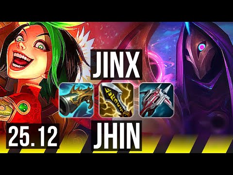 JINX & Poppy vs JHIN & Zyra (ADC) | Legendary | KR Master | 25.12