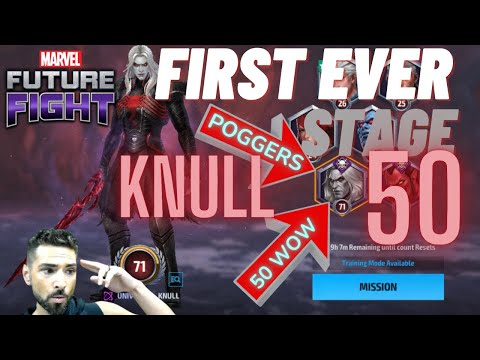 KNULL STAGE 50!! FIRST CLEAR EVER!! KNULL-WBL TIPS + TRICKS!! MARVEL FUTURE FIGHT