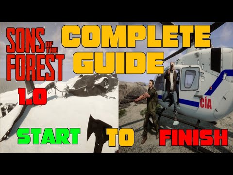 Beat Sons Of The Forest 1.0 Start to Finish! Get Past The Golden Door in Sons of The Forest!