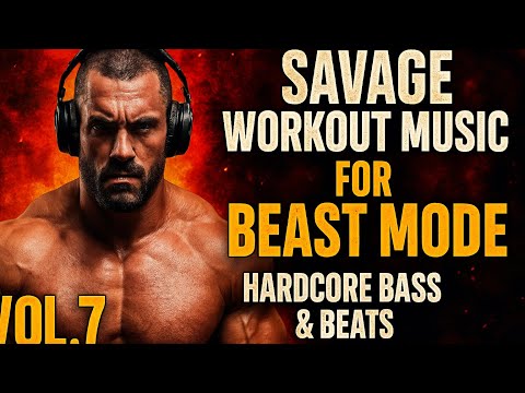 "Vol.7 | Savage Workout Music for Beast Mode 🥵💪 | Hardcore Bass & Beats to Go Harder"