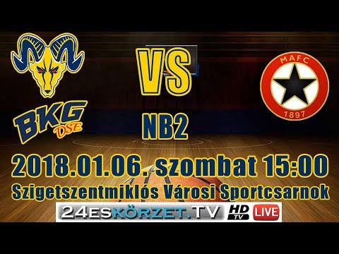 BKGDSE-Szigetszentmiklós - MAFC BME Férfi NB II. Közép A csoport kosárlabda mérkőzés