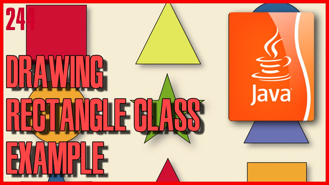 LEARN JAVA Drawing shapes class example