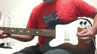 Video thumbnail for Kay Vanguard K100 Electric Guitar 1960's USA by johnnyangel69